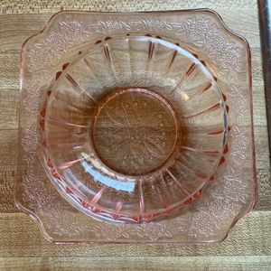 Pink Depression Glass Small Bowl